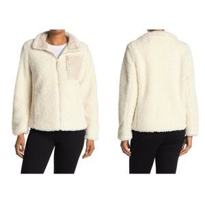 Full Zip Faux Fur Jacket
